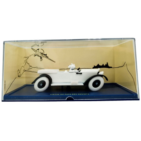 Tintin Editions Atlas No. 50 Mercedes Torpedo from Tintin in the Land of the Soviets 1:43 Model Car