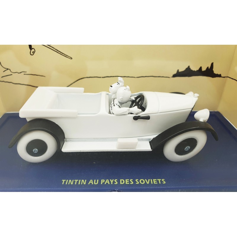 Tintin Editions Atlas No. 50 Mercedes Torpedo from Tintin in the Land of the Soviets 1:43 Model Car