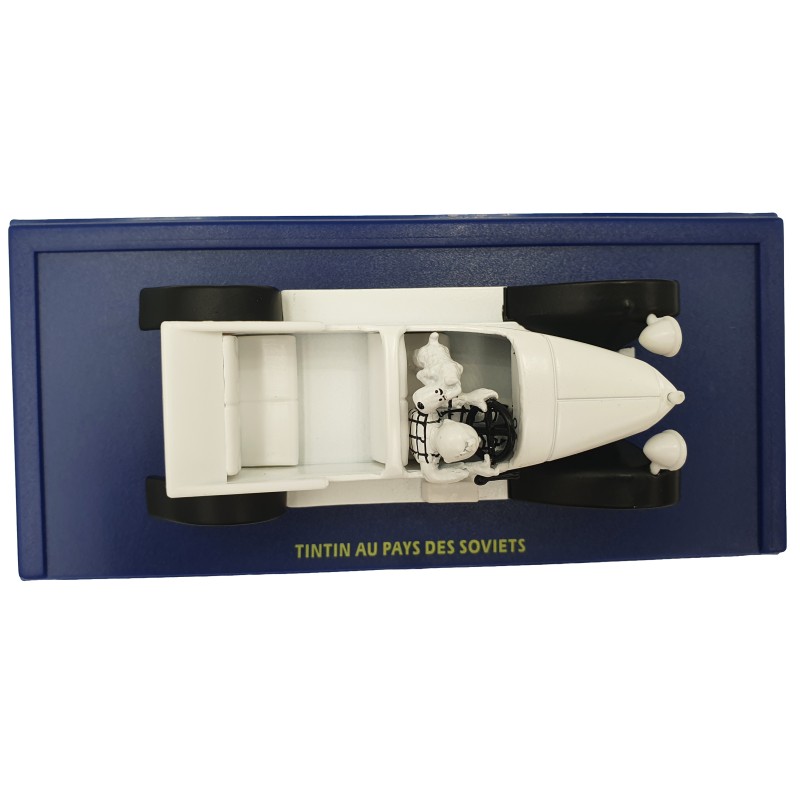 Tintin Editions Atlas No. 50 Mercedes Torpedo from Tintin in the Land of the Soviets 1:43 Model Car