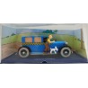 Tintin Editions Atlas No. 04 Blue Checker Taxi from Tintin in America 1:43 Model Car