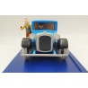 Tintin Editions Atlas No. 04 Blue Checker Taxi from Tintin in America 1:43 Model Car
