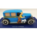 Tintin Editions Atlas No. 04 Blue Checker Taxi from Tintin in America 1:43 Model Car