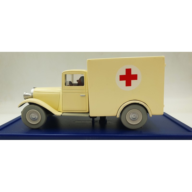 Tintin Editions Atlas No. 56 Asylum Ambulance from Cigars of the Pharaoh 1:43 Model Car