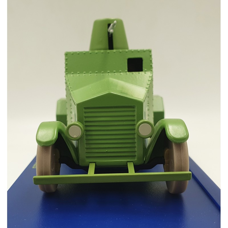 Tintin Editions Atlas No. 37 Green Armoured Car – The Blue Lotus 1:43 Model Car