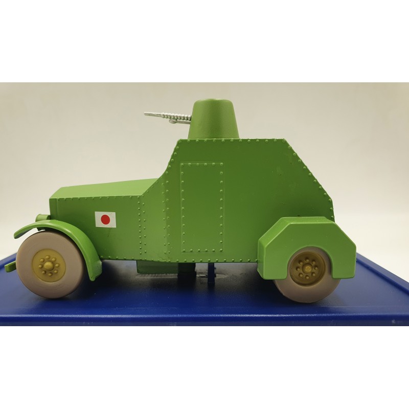 Tintin Editions Atlas No. 37 Green Armoured Car – The Blue Lotus 1:43 Model Car