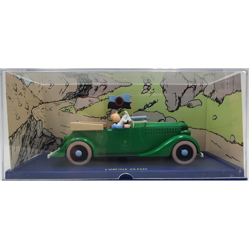 Tintin Editions Atlas No. 08 La Mitrailleuse – The Broken Ear 1:43 Model Car