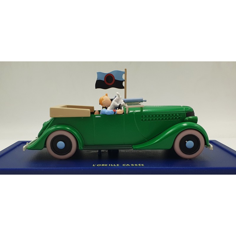 Tintin Editions Atlas No. 08 La Mitrailleuse – The Broken Ear 1:43 Model Car