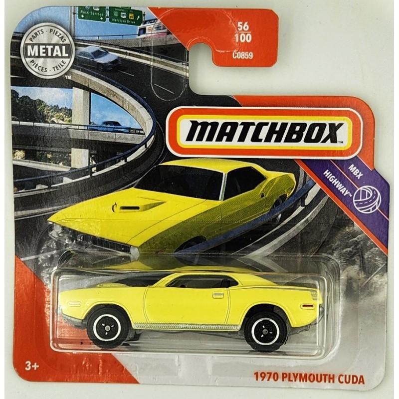 Matchbox - 1970 Plymouth Cuda - GKL75 - 1:64