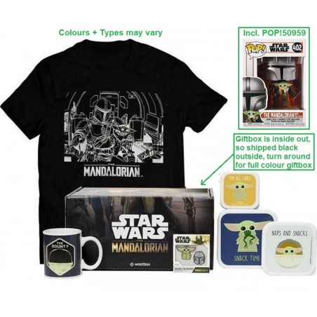 Funko Giftbox STAR WARS Including: POP Figure, Cup, Lunchbox, Pins, T-Shirt Size 2XL (402)