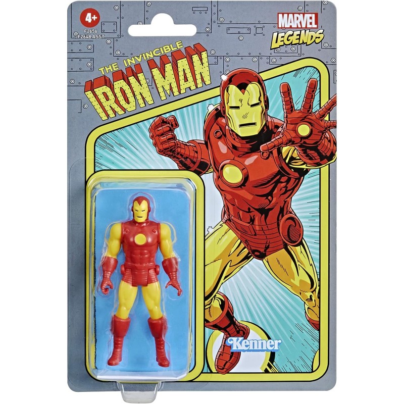 Marvel Legends Retro Iron Man 9cm