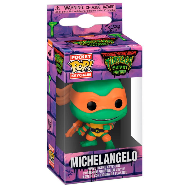 Funko Pocket POP Keychain Teenage Mutant Ninja Turtles Michelangelo