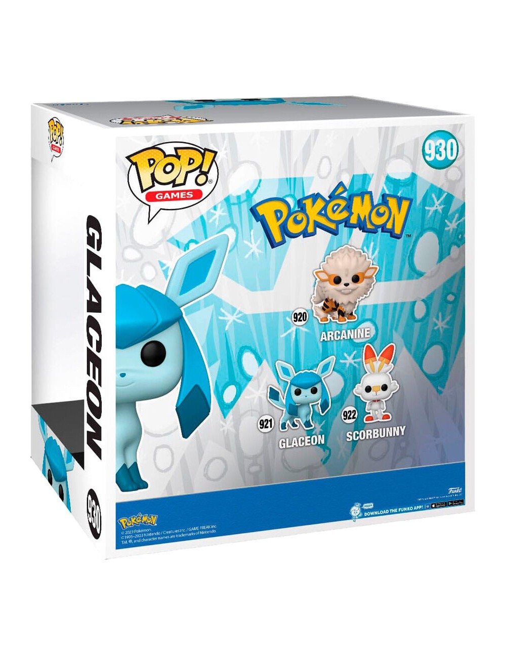 Funko POP Pokemon Glaceon (930) Jumbo 25cm