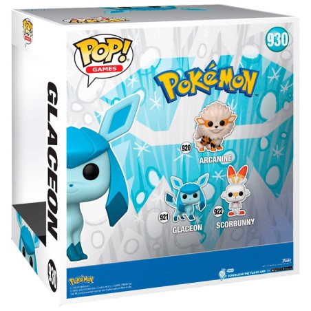 Funko POP Pokemon Glaceon (930) Jumbo 25cm